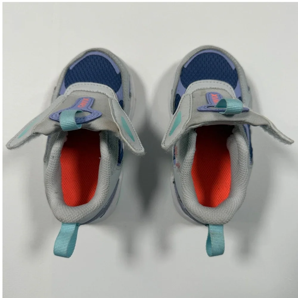 Nike Air Max Bolt TD Sneakers Toddler Kids 6C Purple Grey Mesh Athletic Running